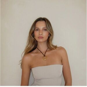 Heaven Mayhem Brown Mini Necklace